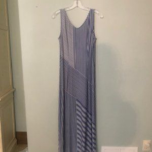 Tommy Bahama lt blue and white maxi dress